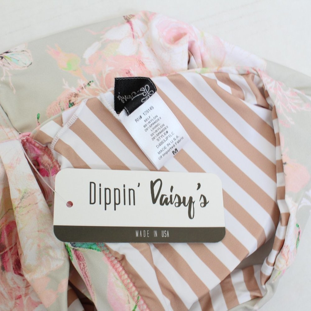 Dippin Daisys Ultra High Waist English Garden Bikini Bottom - Picture 2 of 4